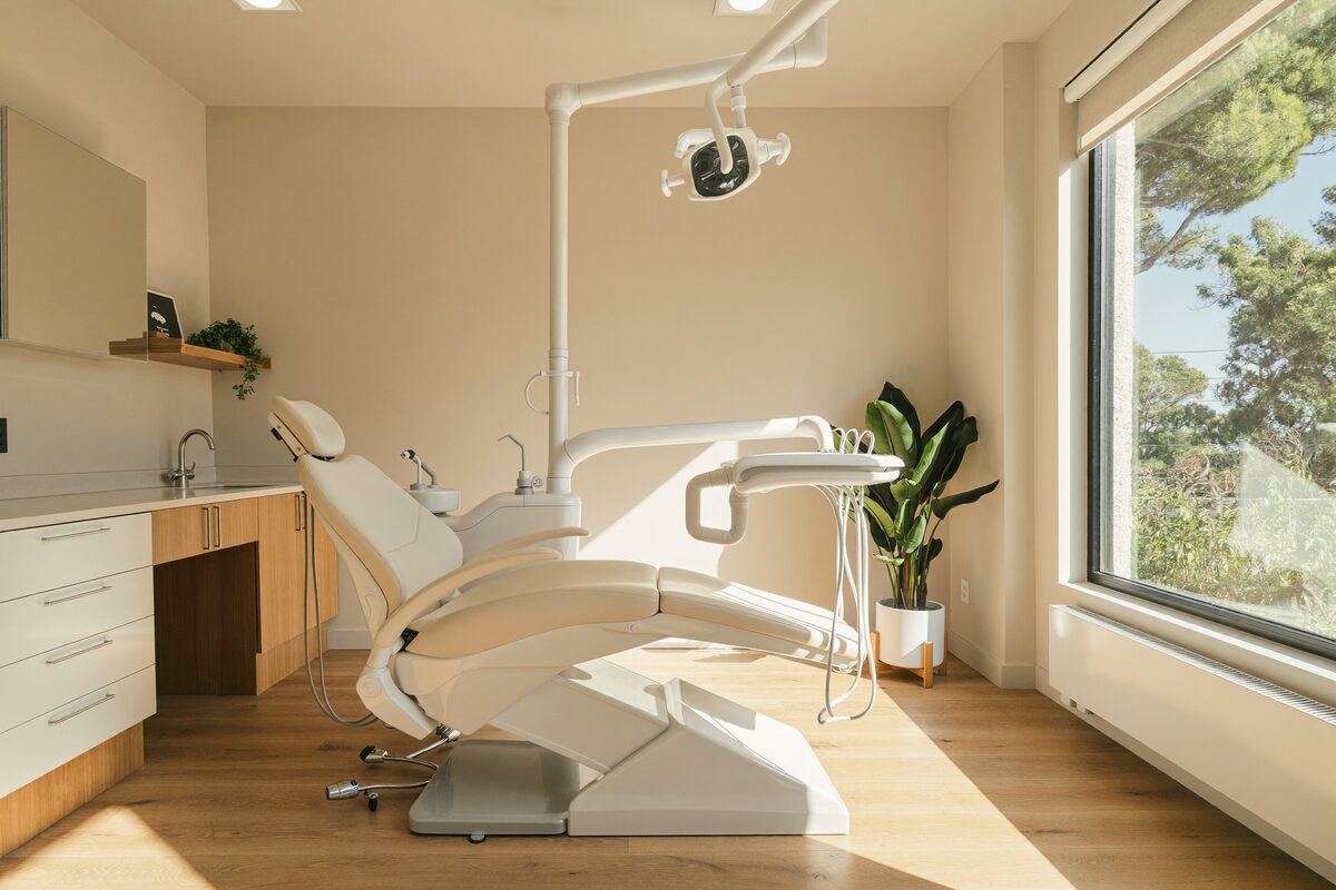 A bright, sunny dental treatment room at High Oaks Dental Practice